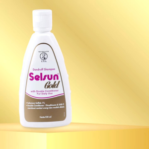 Selsun Shampoo Gold 60/120/200ml | Shampoo Ketombe Bisa Digunakan Setiap Hari