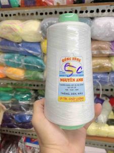 Chỉ vắt sổ loại tốt sợi 150 ống 500gam hiệu Rồng Vàng