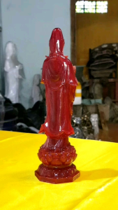 Tượng Phật Quan Âm Bồ Tát thờ cúng hoặc để xe ô tô cao cấp cao 20cm