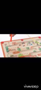 Wooden Maze Board Fun Learning Educational Toy Magnetic Number Colour Math Gift Girl Boy Children