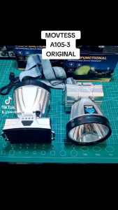 MOVTESS A105 Senter Kepala 300 WATT & LED Headlamp Super Terang Outdoor Anti Air