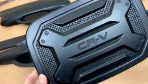 Paket Outer Handle Tank Cover Honda CRV Hybrid 2023-2026 Hitam Chrome