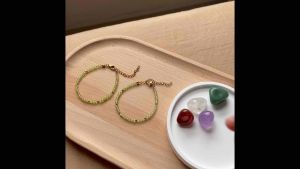 MITHRA กำไลหินมงคล สร้อยข้อมือหินแท้ ลาบราโดไรต์ (Labradorite) หินแห่งความกล้าหาญและการเปลี่ยนแปลง สร้อยข้อมือหินนำโชค กำไลหินเสริมดวง หินแท้ ขนาด 3 มม. หินพ่อมด และการเปลี่ยนแปลงในทางที่ดี