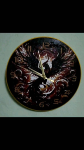 นาฬิกาศิลปะรูปนกฟีนิกซ์ สร้างสรรค์จากแรงบันดาลใจ ดูโดดเด่นและดึงดูดด้วยกราฟิกแบบเท่ห์ๆ แฟชั่นวินเทจแบบไม่ตกยุคเป็นอมตะ