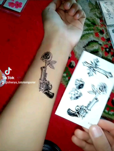 \"F\" tato temporer cowo keren tahan air sementara