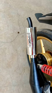 Knalpot PDK Yamaha Fiz r f1z Standar Racing Perut Hitam