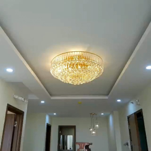 Đèn chùm phalê K9 cao cấp 3 chế độ ánh sáng 2 tầng phalê bảo hành 2 năm Đèn áp trần phale 2 tầng 3 chế độ ánh sáng