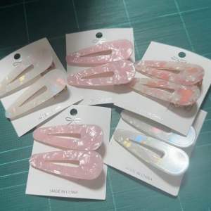 กิ๊บติดผม กิ๊บลายหินอ่อน กิ๊บปากเป็ด 🍭🌈🌸 แพ็ค 2 ชิ้น