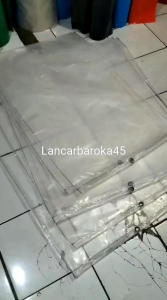 karung kurir dari plastik PE bening anti air