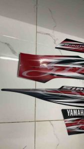 Bộ tem xe yamaha sirius màu đỏ đen 2013 tem in lụa koanhau hàng nhập Thái Lan chất lượng cao dành riêng cho dòng xe này tem hàng mới 100% giá bán cực tốt bán lẻ như bán sỉ
