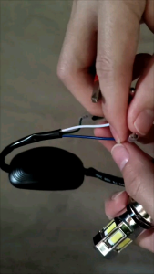 Lampu Depan Lampu Utama LED 6 Sisi AC/DC Putih/Putih High Low Plus Kipas Universal Semua Motor