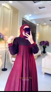 gamis set produk Amore by ruby edisi Shalimar dress gamis+hijab