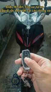 - Khóa Tìm Xe Trong Bãi Có còi kêu lớn nhỏ và nháy sáng 4 Xinhan - remote bằng kim loại khoảng cách lên đến 200m dây điện 0.75 chống cháy chống quá tải