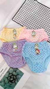6 Pcs Celana Dalam Anak Perempuan Motif Buah Lucu Size S -XL
