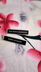 NAME TAG STANDAR/TANDA PENGENAL/NAMA DADA