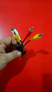 KABEL AUX 3.1 JACK AUDIO 3.5 MM KE RCA MERAH PUTIH KUNING ORIGINAL