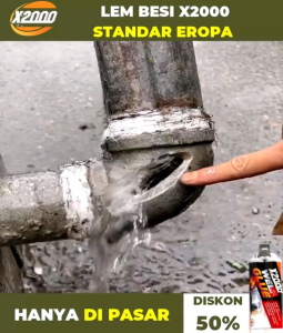 Lem AB Epoxy Kuat Penambal Besi Steel Metal Radiator Anti Bocor Metal