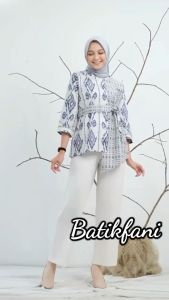 Desain Batik Modern & Pakaian Formal Wanita Terbaru 2024