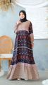 Gamis Rayon Premium / Humaira Dress, Katun Rayon Premium Busui Friendly LD 110cm Fit to XL. 