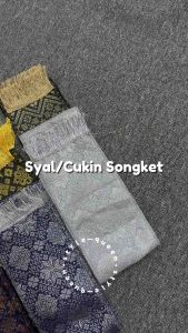 Syal/Cukin Songket Wanita & Pria Termurah
