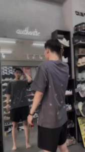 CHÍNH HÃNG - ÁO NEW ERA X MLB LOGO THÊU TICKET XÁM - 14187336