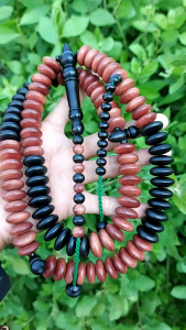 tasbih kayu nagasari kombinasi galih kelor 18 mm