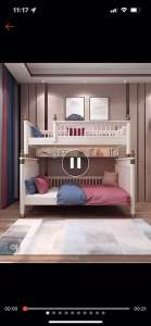 Pre-order childrens theme bunk bed with storage childrens bed boy girl solid wood single bed push and pull bed childrens room