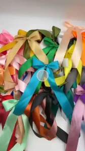 Crimson Elegance Ribbon Bow Perfect for Gift Wrapping and Decorative Use