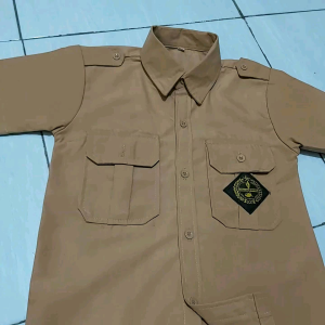 Baju Seragam Pramuka Lengan Pendek SD SMP Laki Laki/Baju Pramuka Lengan Pendek Laki Laki Sd Smp