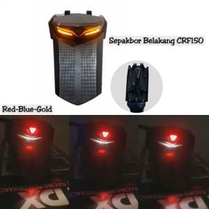 PROMO Sparkboard Slebor Belakang Led 3 In 1 Undertail TRANSFORMER Stoplamp CRF 150 L 5208 / 5209  Laser LED KLX DTRACKER KLX SEIN KLX150 BF XR150