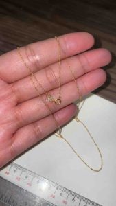 COD PAWNABLE 18k Saudi Gold Twisted Chain Necklace(manipis lightweight)✨