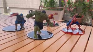 Mô hình Avengers Marvel - Mô hình Spider man Hulk Captain America Iron man - Kích thước 13cm