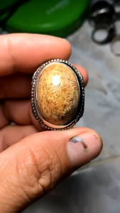 EST. JARI 8 - 9 NATURAL CINCIN BATU AKIK TERATAI