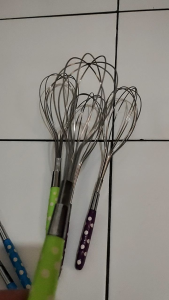 Kocokan Telur Stainless Steel 1 Pcs Polkadot: Spesifikasi & Penggunaan