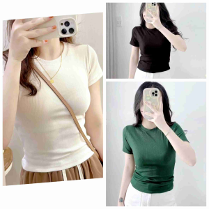 COMBO 3 ÁO THUN GÂN BODY CHẤT MỀM MÁT