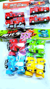 Bình Chánh shop 💖 Đồ chơi trẻ em 👉 Vĩ 6 xe công trình / Vĩ 5 xe công trình / Túi 10 xe robot mini / Xe đua 360°