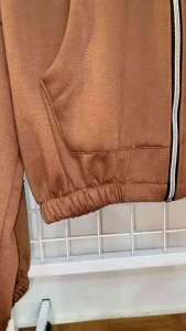 JAKET WANITA CROP DELIS FLEECE KOREA STYLE TRENDI