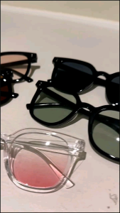 Paragraph Sunglasses Stylish Squere Frame Sunglasses Wild Square Glasses Eyewear I Cermin Mata Hitam 5 warna