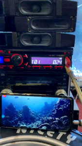 Máy phát nhạc liền Amply Alpine CDE-150E. Tính năng aux.usb.aux.cd mp3. radio. giành cho mọi loại xe.