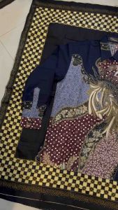 Baju Kemeja Batik Pria Katun Lengan Panjang Untuk Acara Bisnis Pernikahan Resmi Formal DLL