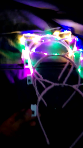 Bando Lampu LED warna warni  – Aksesoris Rambut Glow Party & Pentas