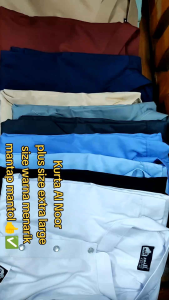 Kurta Al Noor plus size 3XL 4XL 5XL And 6XL Plus Saiz Kain Cotton Sejuk Lembut kurta Al Noor plus size ready stok kurta lelaki