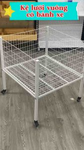 Kệ lưới vuông để hàng siêu thị Kệ để gấu bông ( Cao 70cm x Dài 70cm x Rộng 70cm )