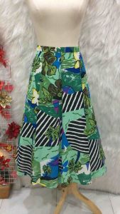 Chân Váy Xoè Chữ A Dáng Dài 2 hand Nhật hiệu MICALADY- Size S