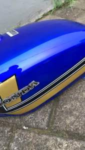 Tangki Press honda cb100 type Yuz Biru full foxi