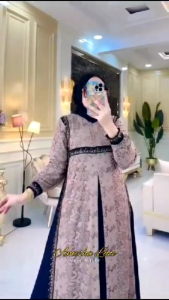 Amesha Lace Gamis Brokat Import Premium Amorebyruby