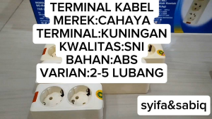 STOP KONTAK ARDE / STOP KONTAK LISTRIK CAHAYA PLUS LAMPU