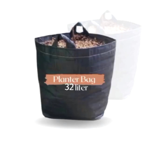 [ Planter Bag 32 Liter | Pot Tanaman | Warna Hitam | Bahan Terpal Import | Ukuran 35x35 cm | 1 Pcs ]
