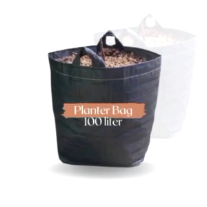 [ Planter Bag 100 Liter | Warna Hitam | Bahan Terpal Import | Ukuran 50x50 cm | 1 Pcs ]