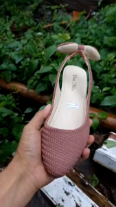 khainuna flatshoes dewasa pita belakang sol karet size 37-40